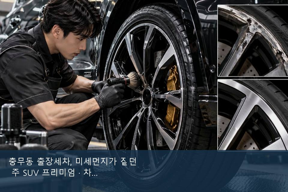 충무동 출장세차, 미세먼지가 짙던 주 SUV 프리미엄 · 차종 기준 금액